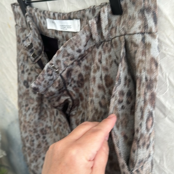 Iro Animal Print Shorts sz 40 - Picture 4 of 10